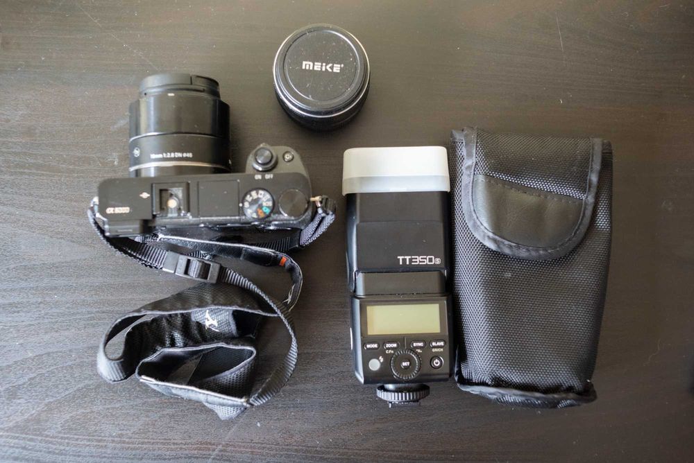 Sony A6000 com lentes