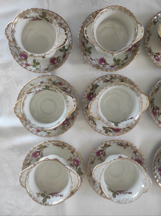 Bulionówki Porcelana Iwona Chodzież oryginał