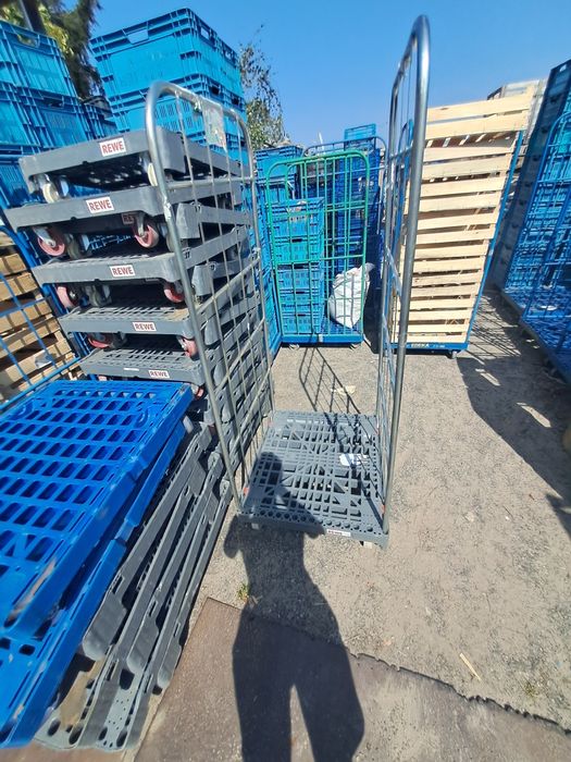 Nowe wózki magazynowe transportowe kosze transportowe