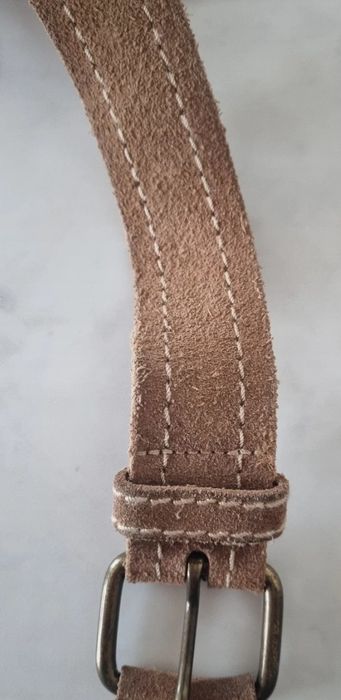 Cinto camel 100% pele de vaca T34-36 da Massimo Dutti