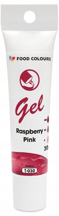 BARWNIK SPOŻYWCZY W ŻELU T-030 Raspberry Pink Malinowy Róż 30g