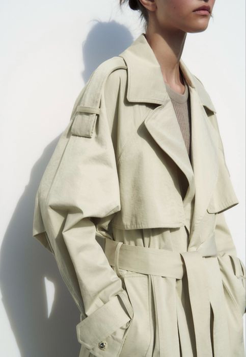 Бежевый Тренч Zara