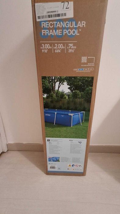 Piscina Nova - Caixa Fechada e selada