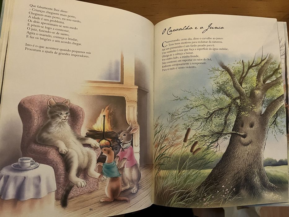 Livro sobre fábulas