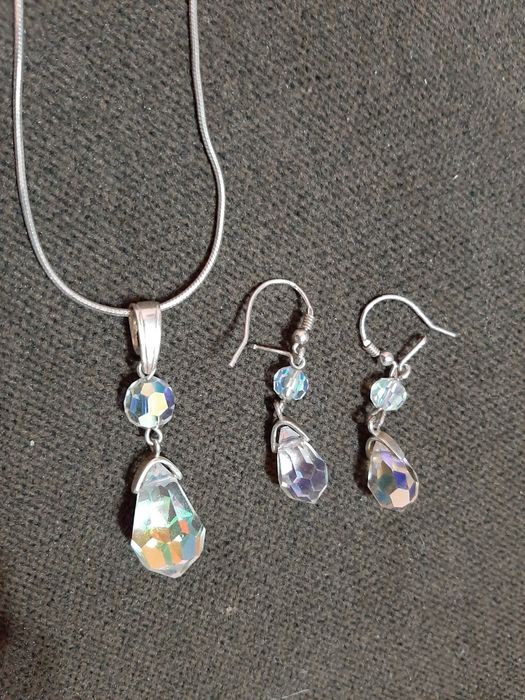 Komplet srebrny pr 925