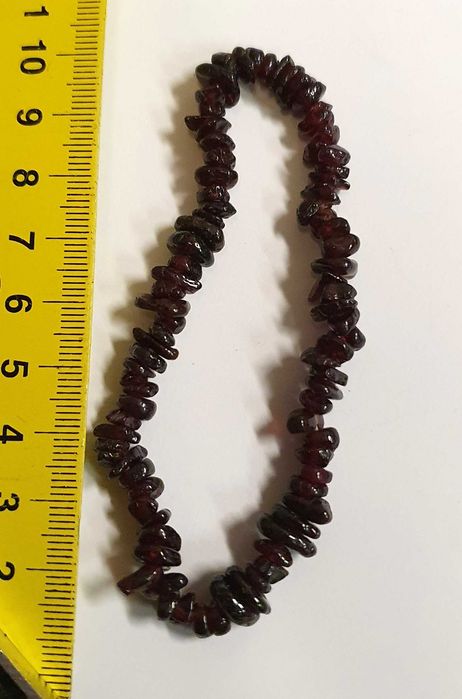 bransoletka granaty naturalne sieczka