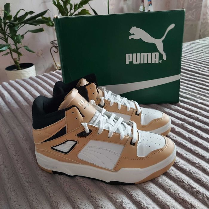 38 Puma Хайтопы кожаные осень зима оригинал женские теплые кроссовки