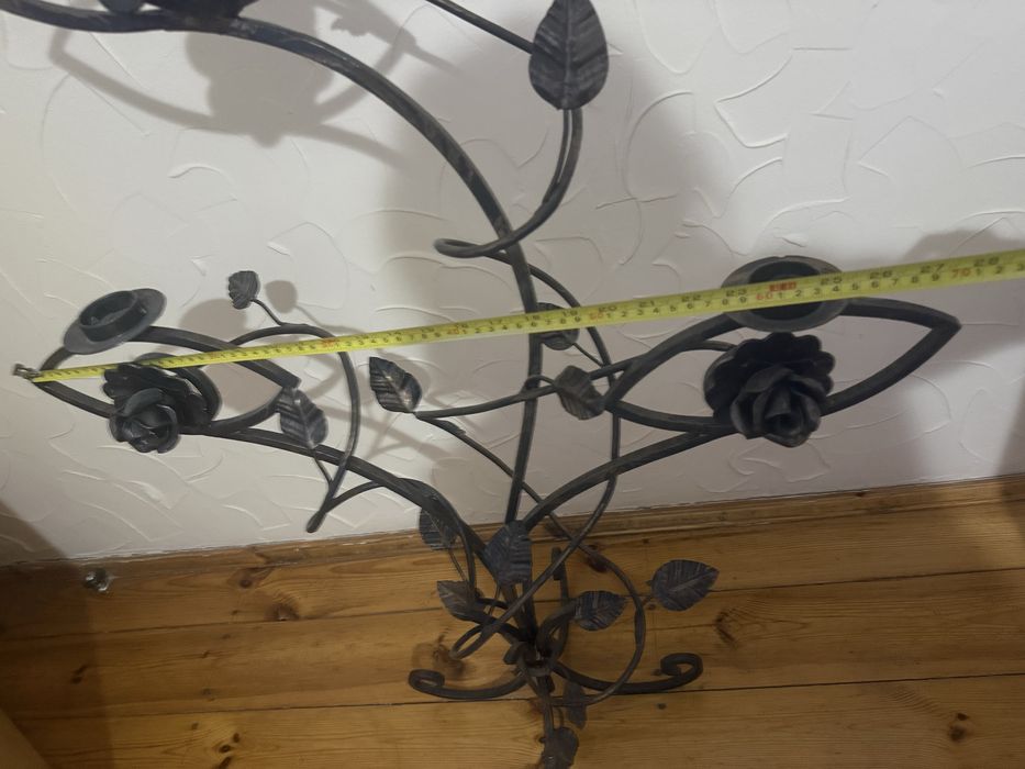 Duży świecznik vintage