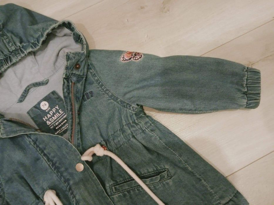 Kurteczka parka jeansowa Reserved r 74