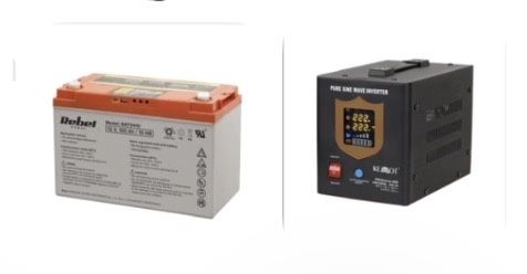 В наявності ! Комплект ДБЖ Кемот 500 +  гелевий акумулятор 100 А