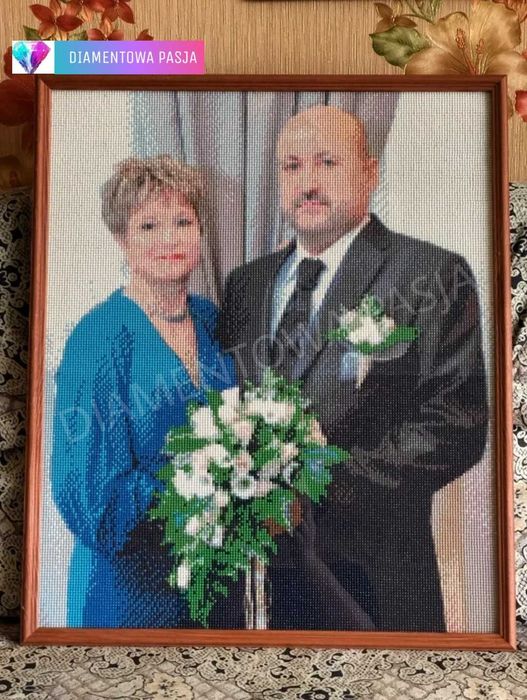 Haft diamentowy Z WŁASNEGO ZDJĘCIA diamenciki okrągłe