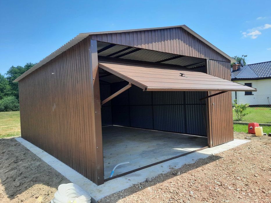 4x5 POM Garaże Blaszane Drewnopodobne Garaż Blaszany Blaszak Blaszaki