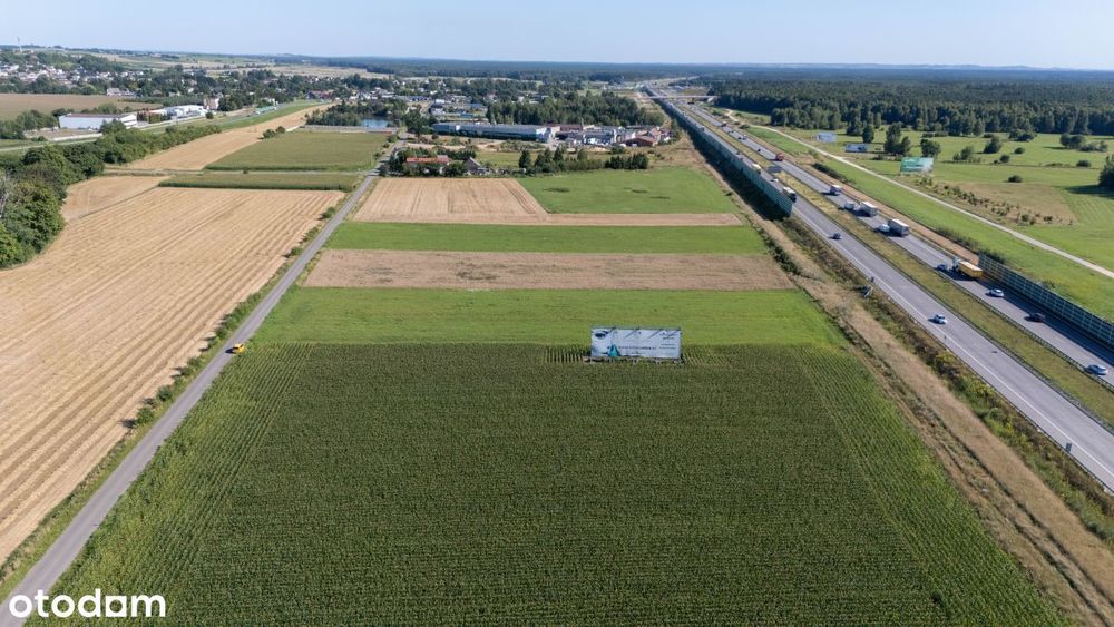 Działka przemysłowa Woźniki 6066m2