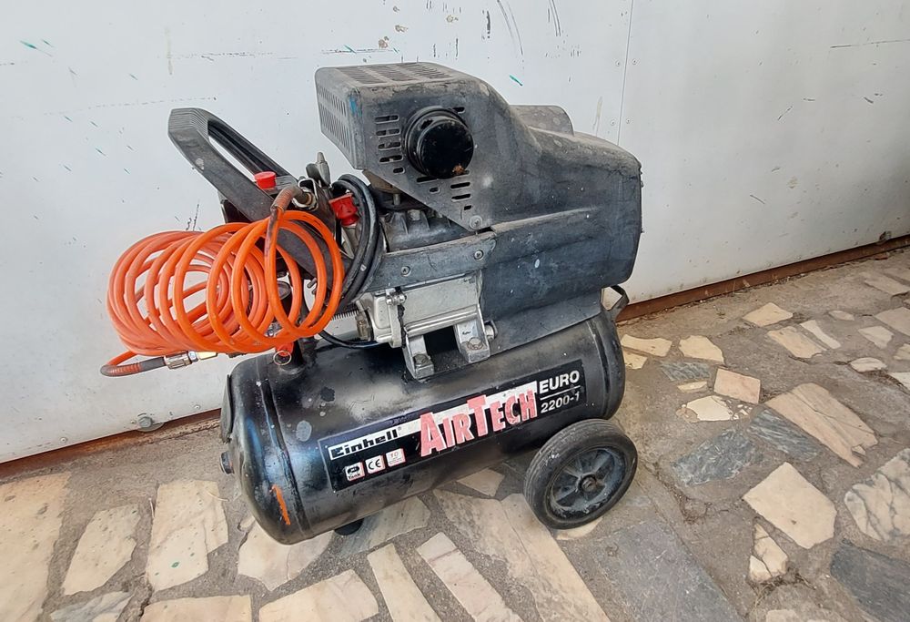 Compressor a funcionar