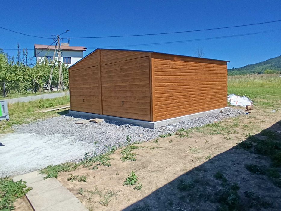 Garaż blaszany garaż blaszak garaże 6x5 6x6 7x5 premium profil okazja