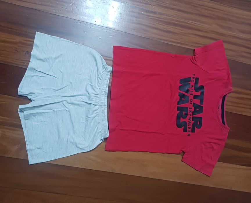 Conjunto de 2 pijamas para criança - 8/9 anos