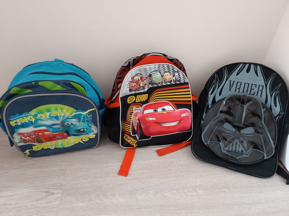 Zestaw 2 plecaków dla przedszkolaka + 1 gratis