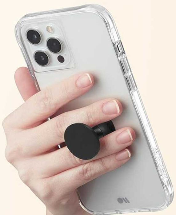Pop Socket uniwersalny uchwyt na telefon komórkowy Czarny 2 sztuki