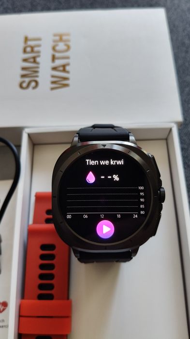Smartwatch ultra 7 kombajn do mierzenia parametrów zdrowotnych