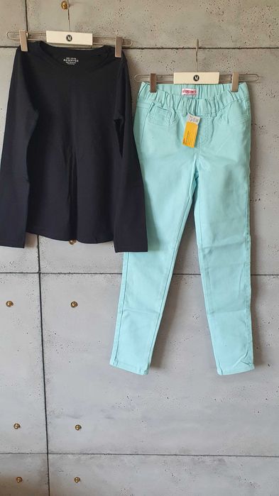 Spodnie +bluza r.140-146