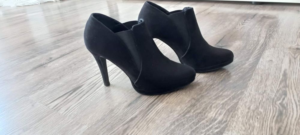Botki damskie czarne