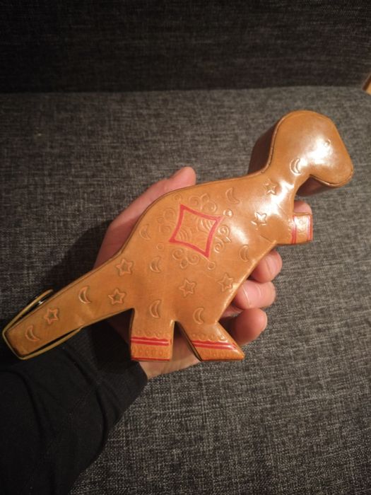 Skarbonka że skóry Boho retro