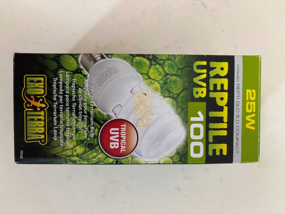 Lampada UVB100 para repteis ExoTerra
