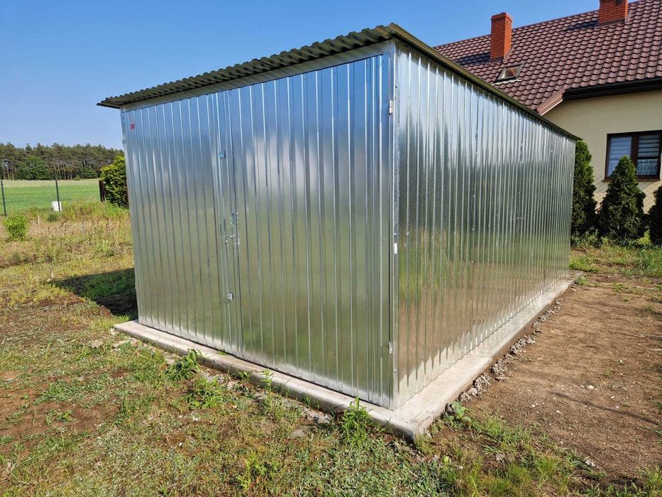 Garaż Blaszak 3x5 Garaż blaszany Garaże blaszane 3x5 3x6 4x5 4x6 6x5 6x6 Garaż Bydgoszcz Producent