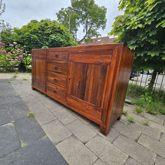 Drewniana komoda kolonialna 180x85,5x44,5