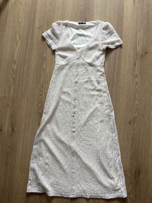 Sukienka midi azurowa s/xs