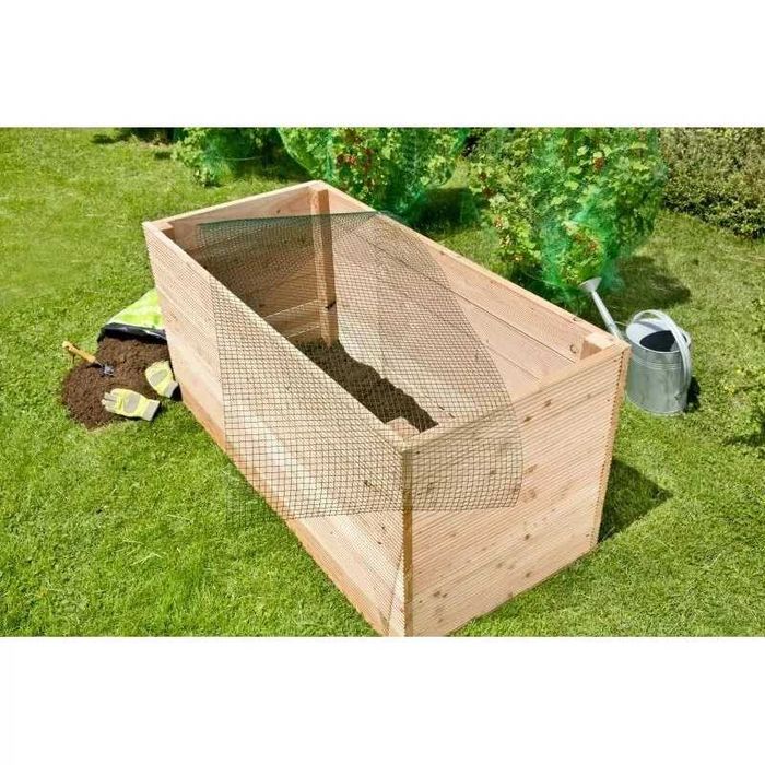 siatka stalowa do doniczek ogrodu drobna 2,1 x 1,1m