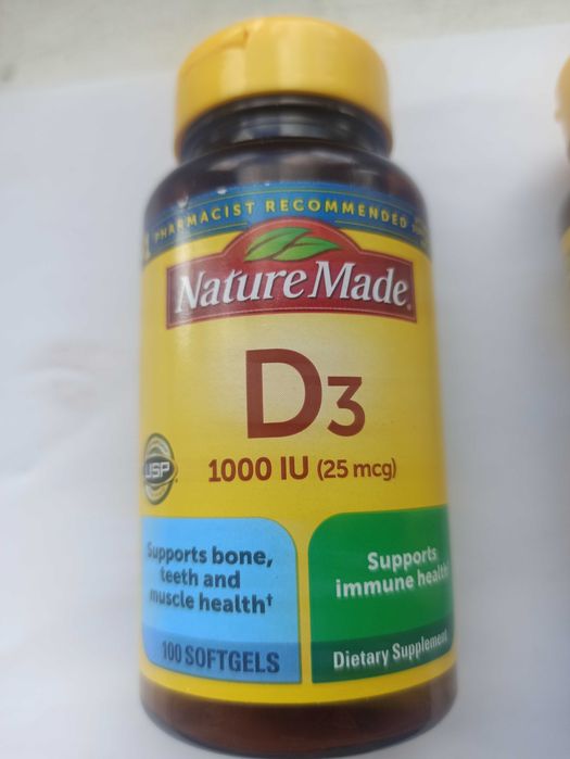 Вітамін D3 від Nature Made, виробництво США