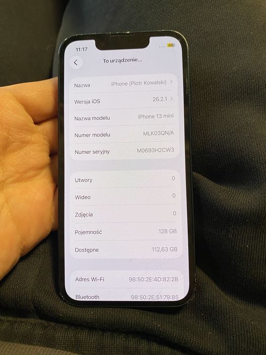 Iphone 13 Mini 128 GB 88% Kondycji