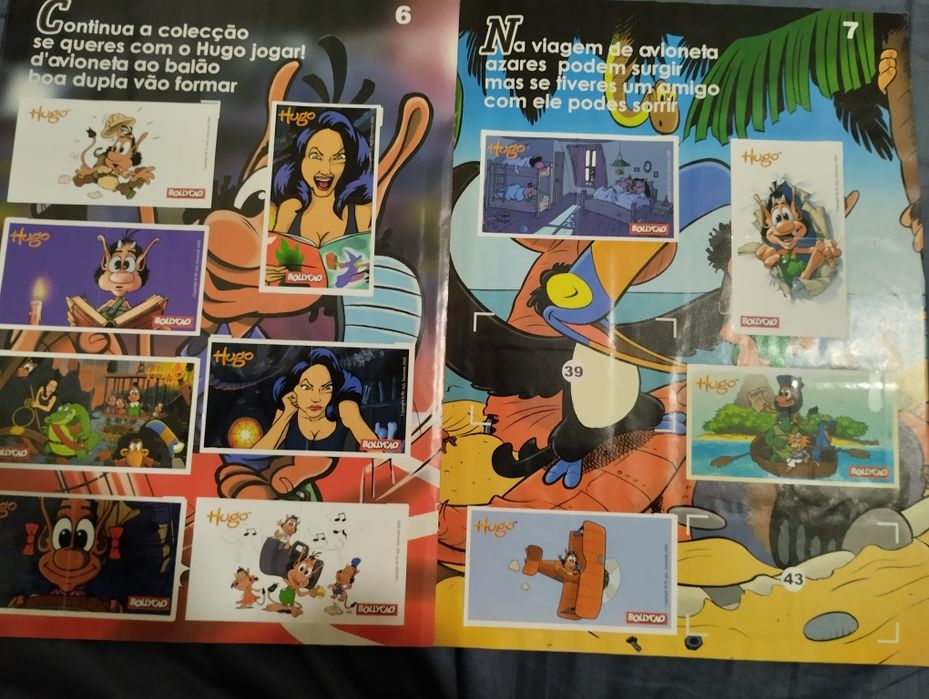 Caderneta de Cromos Hugo da Bollycao