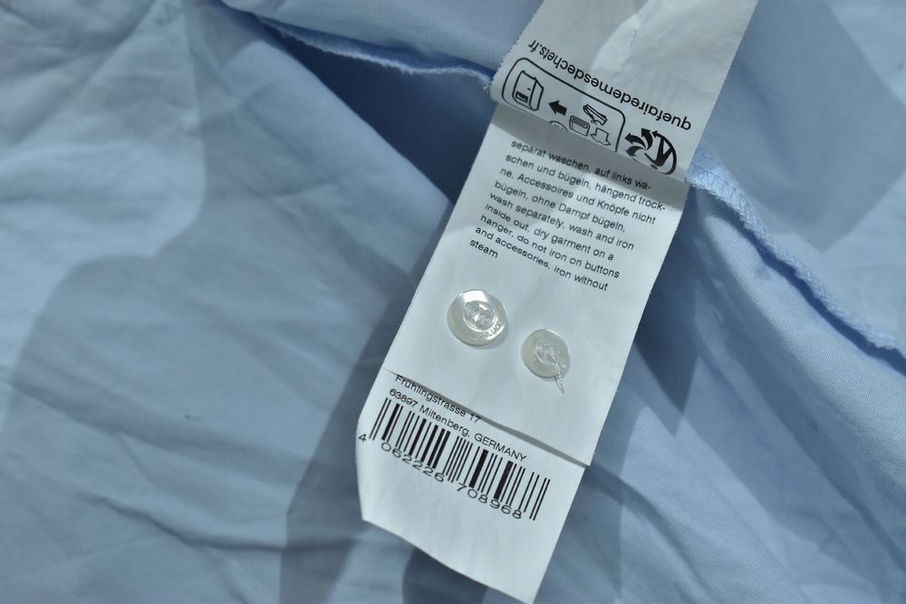 Karl Lagerfeld Jasno Niebieska Koszula Z Logo Męska M