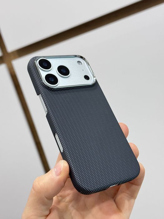 Карбоновий чохол iPhone 17 Pro Max (Преміум-якість!)