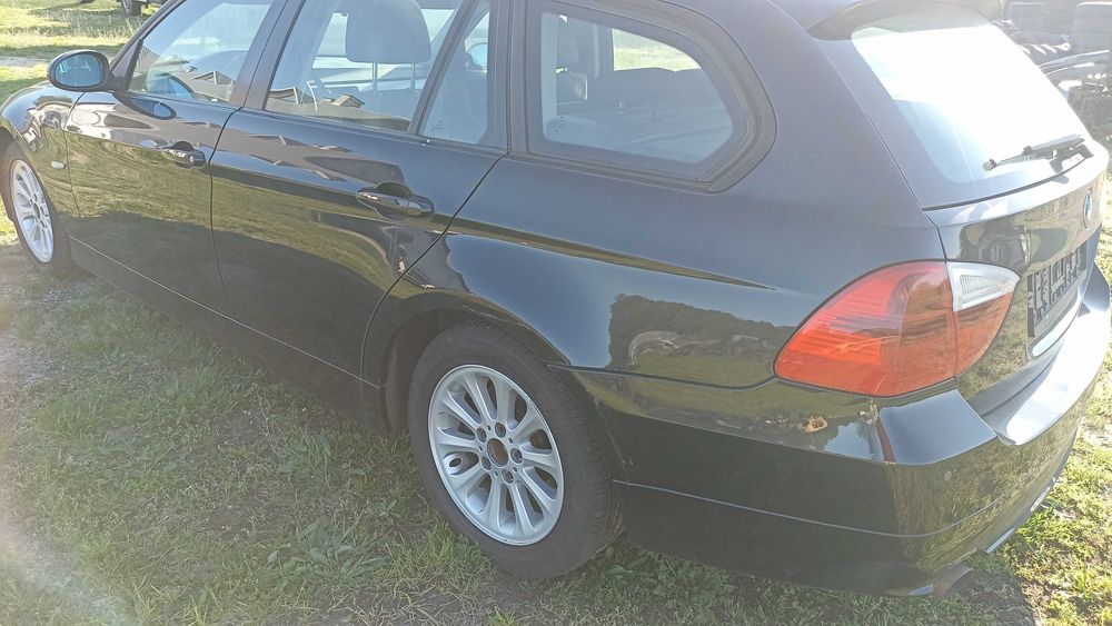 BMW E91 e90 części klapa lusterko szyba drzwi skrzynia Black sapphire