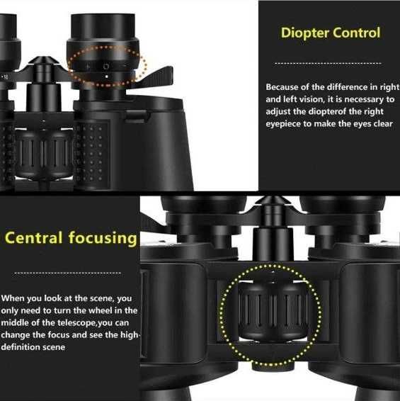 СУПЕР МОЩНЫЙ бинокль с зумом Borwolf 10-380X100 проектор