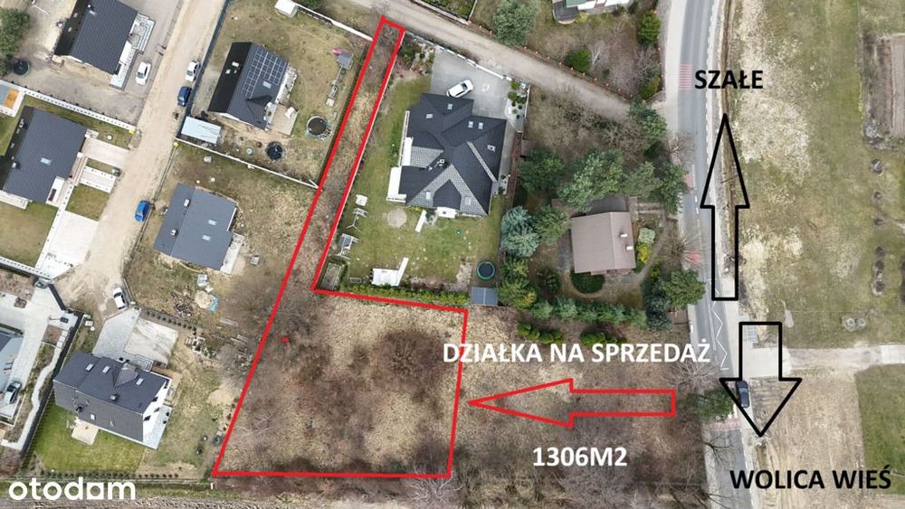 Działka budowlana pod miastem-Wolica