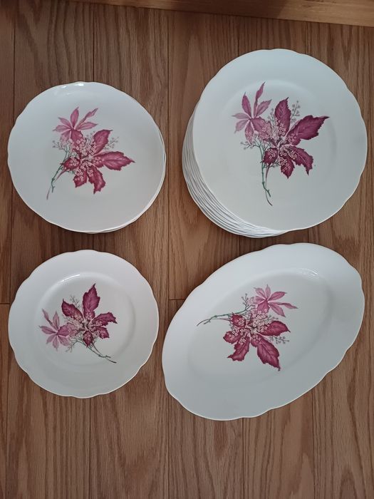 Serviço Jantar Vista Alegre VA  antigo vintage