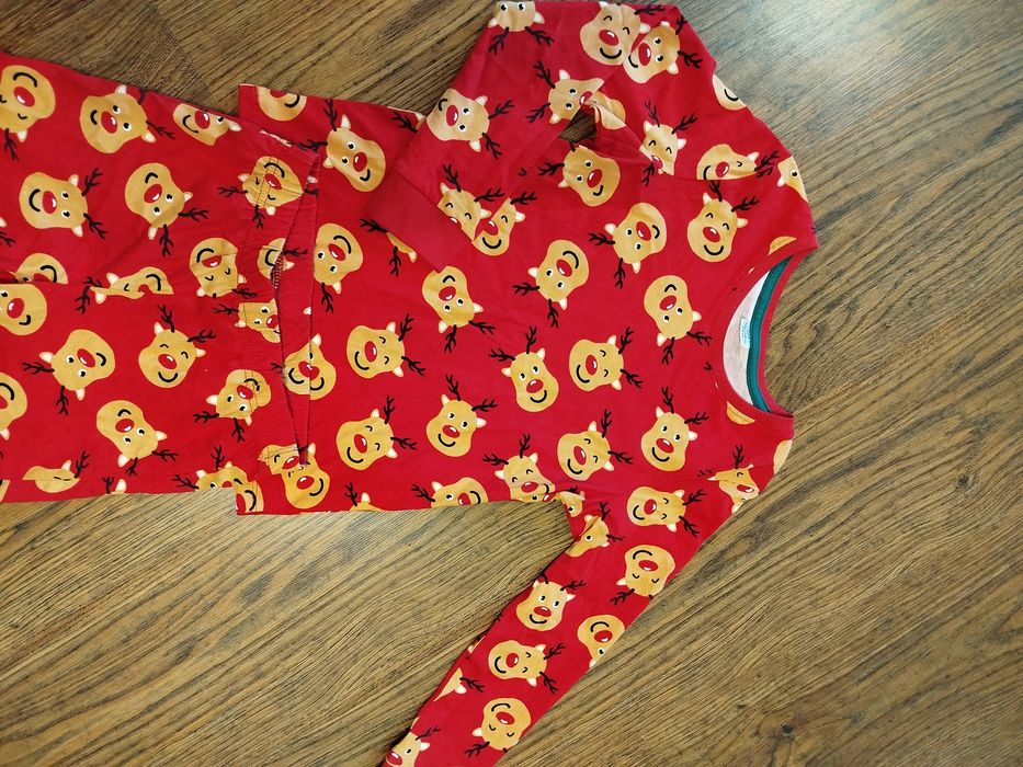 Piżama dziecięca nowa świąteczna 122/128