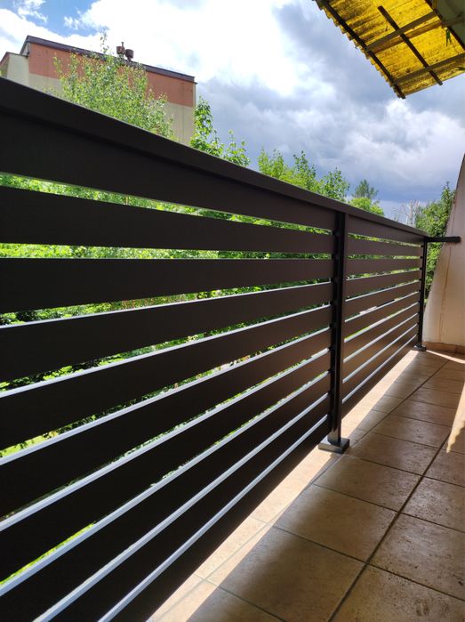 Balustrady aluminiowe barierki balkonowe