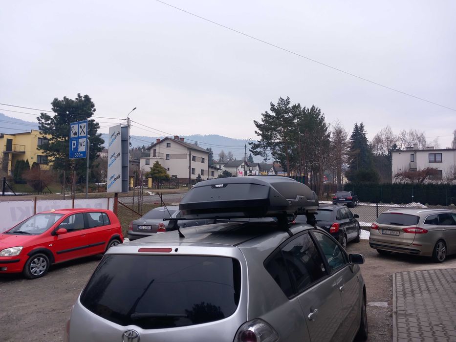 Promocja !Box dachowy Thule Pulse 2 XL, pojemność 500 litrów solidny, czarny mat