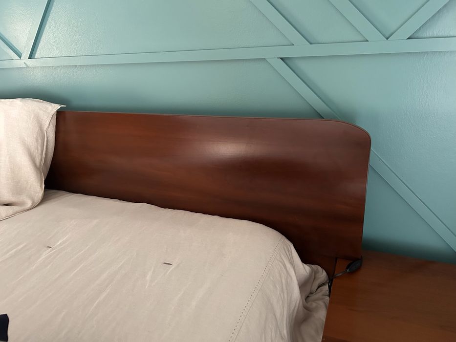 Cama de casal com colchão 150x200