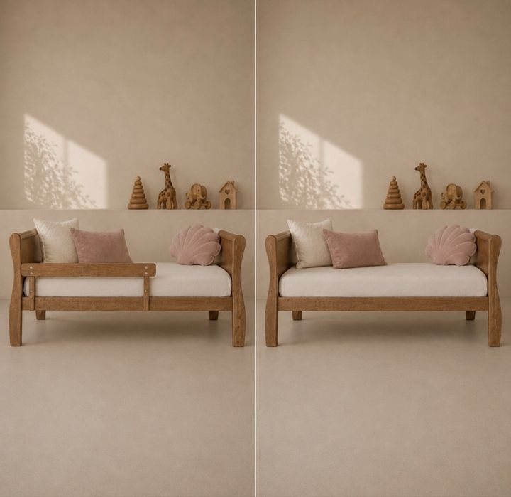 Łóżeczko dziecięce 3w1 Woodies Noble Cot Bed vintage 140×70