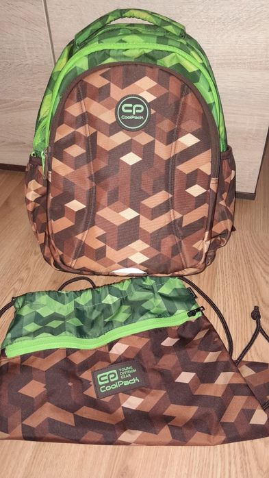 Zestaw plecak + worek Minecraft firmy Coolpack