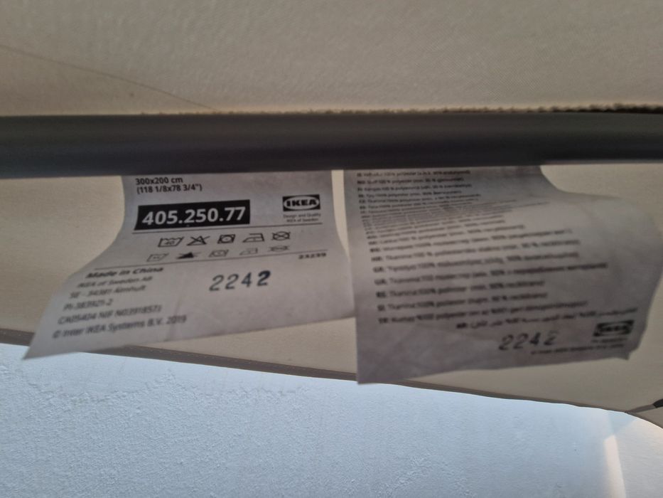 Chapéu de sol com suporte de base e protector de inverno