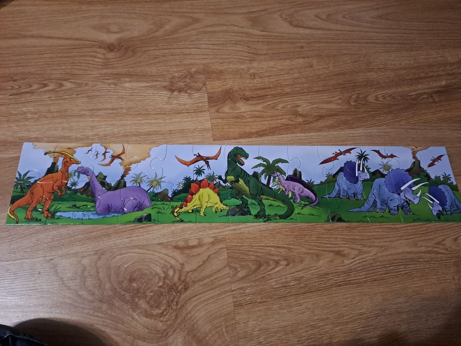 Puzzle Playtive Junior 5+ Colouring Fan Dinosaurs