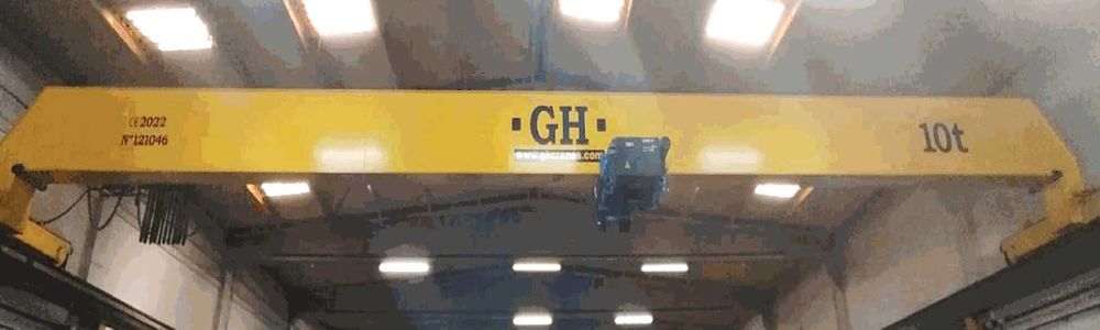 Pontes rolantes GH 5 t e 10 t (2022), como novas, com caminhos de rolamento