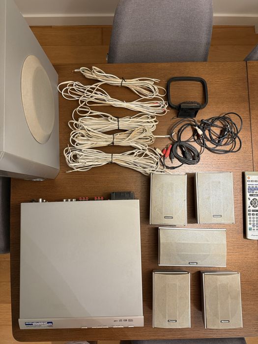Home Cinema 5.1 Pioneer XV-DV303 (100% Funcional + Comando Original)